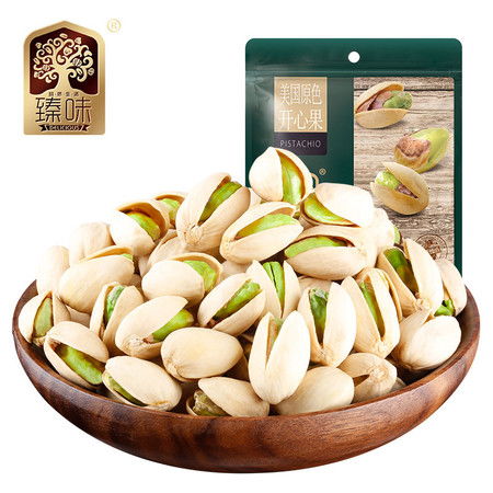 臻味休閑零食 品味美國原色開心果，240g+80g×3袋干果組合的愜意時光